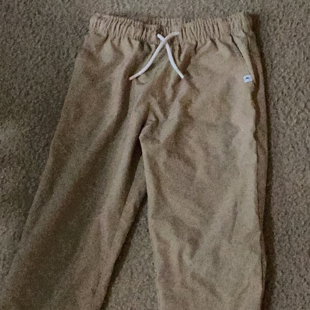 Tommy Bahama Tan Elastic Waist Pants
